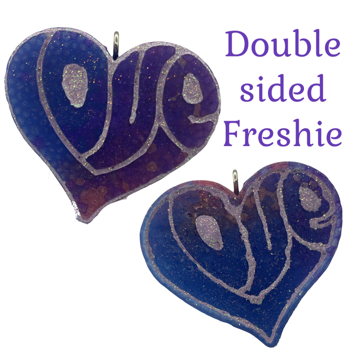 LOVE Heart (Double Sided) Freshie
