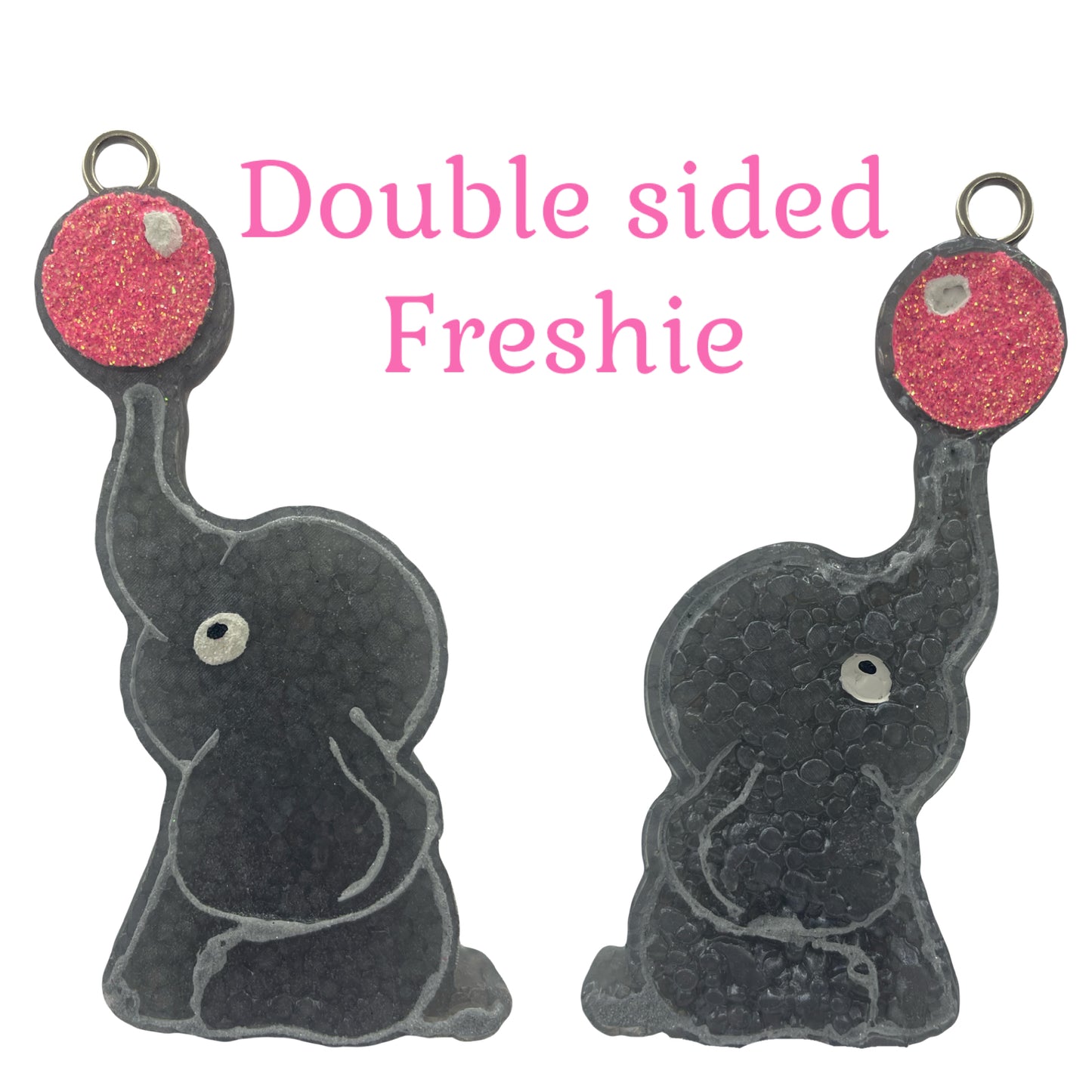 Bubblegum Elephant (Double Sided) Freshie