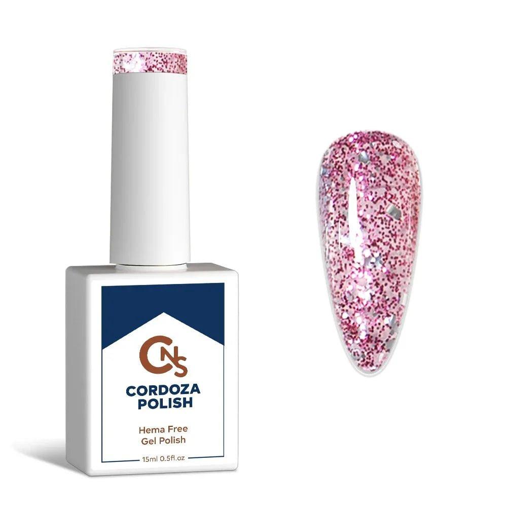 Bubble Beam - CNS Hema Free Glitter Gel Polish