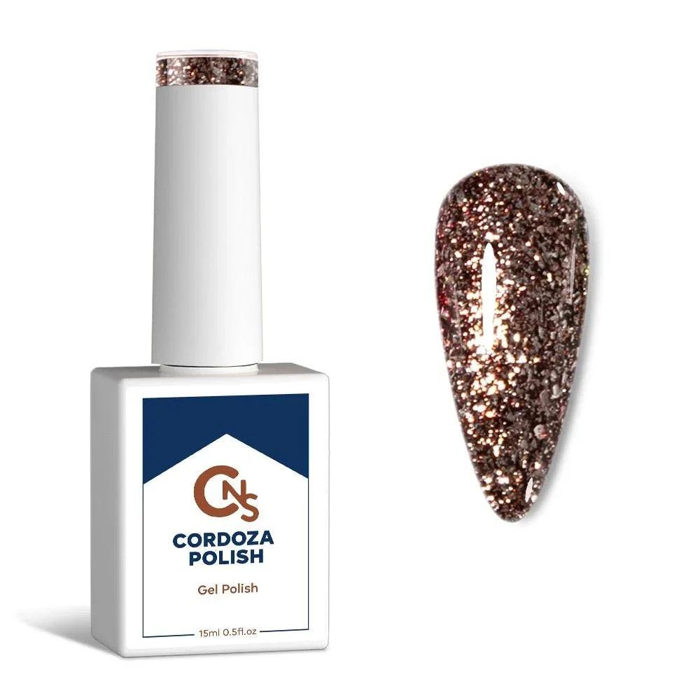 Dusty Boots - CNS Hema Free Metallic Sparkle Gel Polish