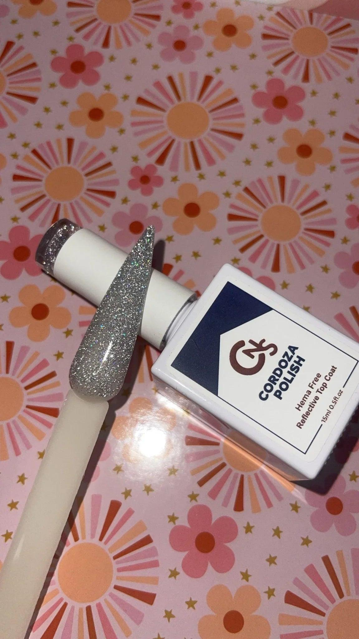 Holo Prism Reflective Top Coat - CNS Hema Free Gel Polish