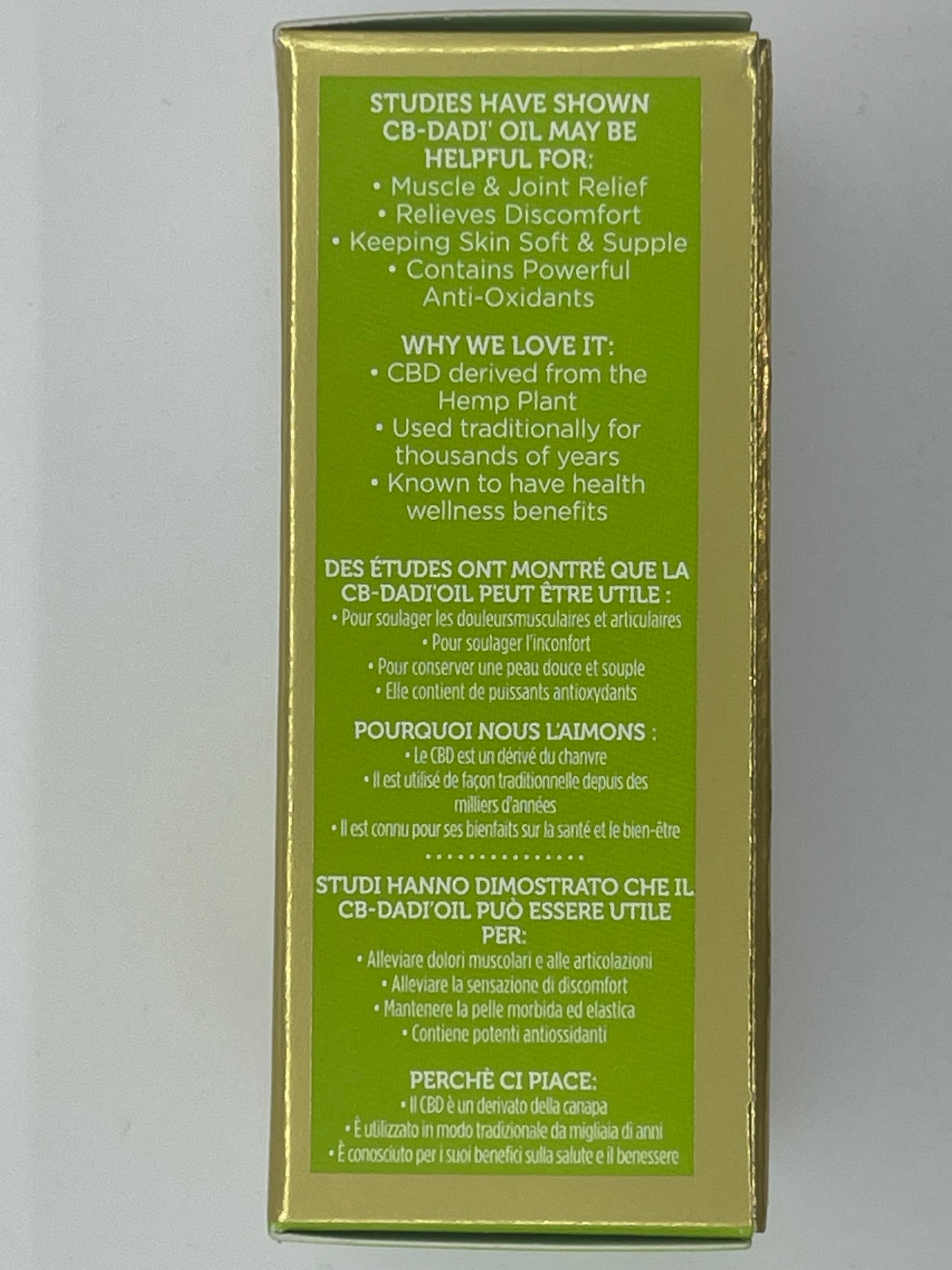 CBD-dadi Oil .5oz