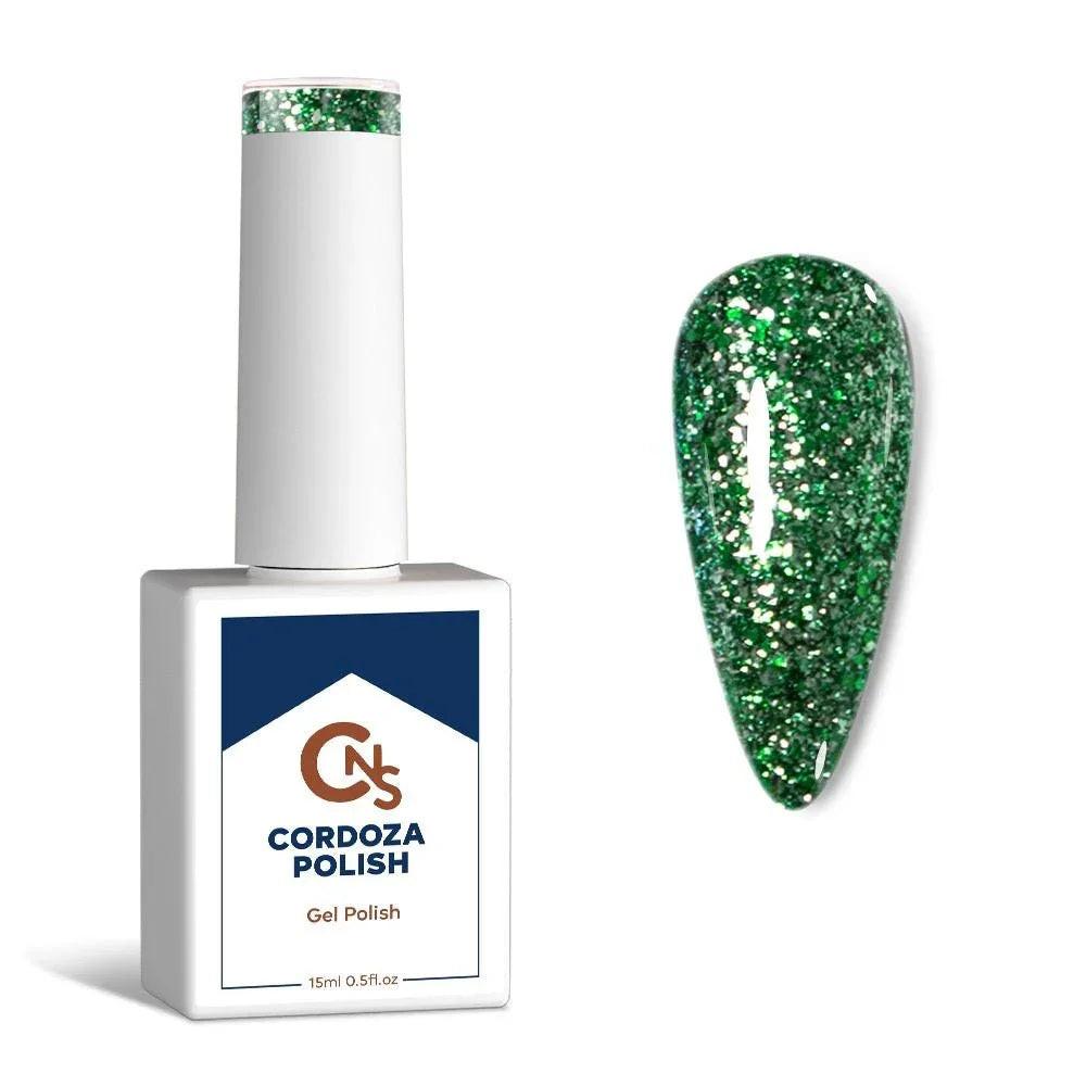 Sagebrush Sparkle - CNS Hema Free Metallic Sparkle Gel Polish