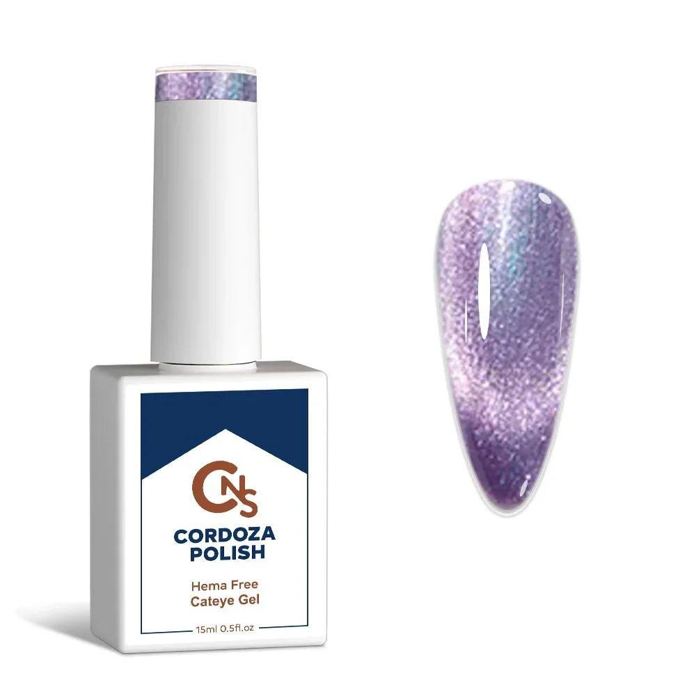 Violet Phase - CNS Hema Free Aurora Cateye Gel Polish
