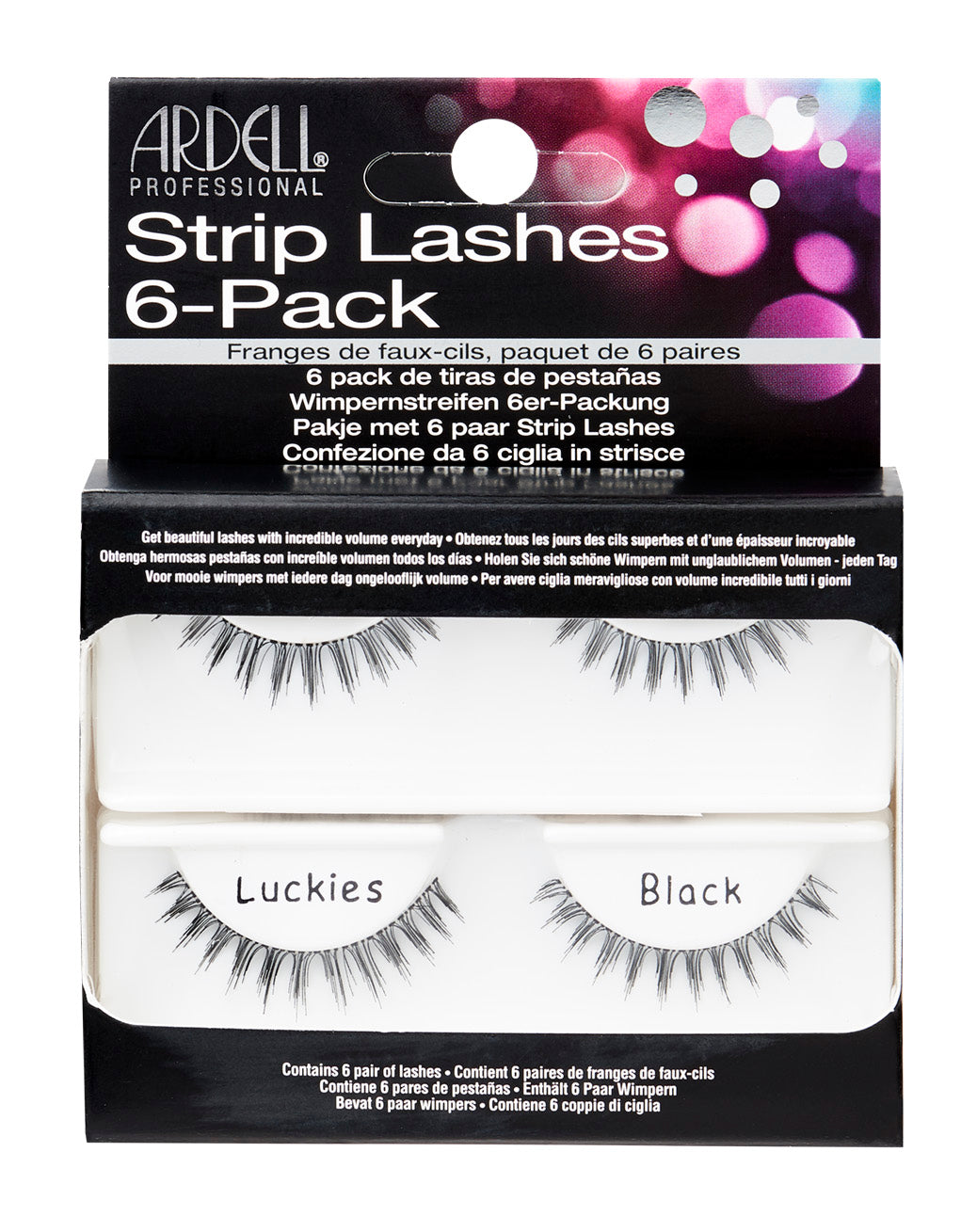 6 Pack Natural Luckies Black