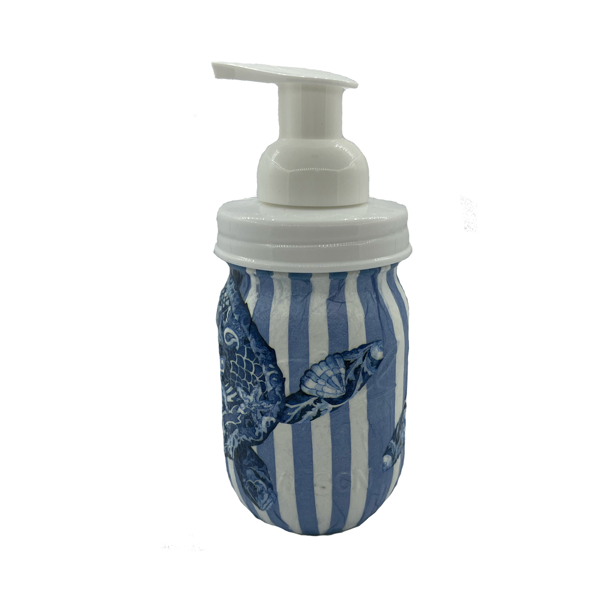 Foaming Soap Jar  Blue Turtle