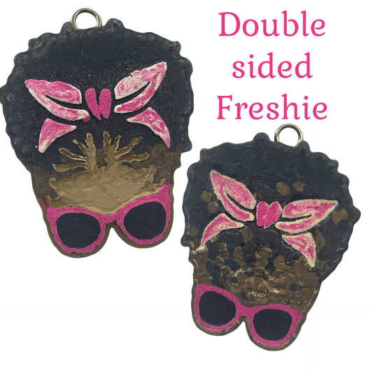 Mom Life Curly Hair (Double Sided) Freshie