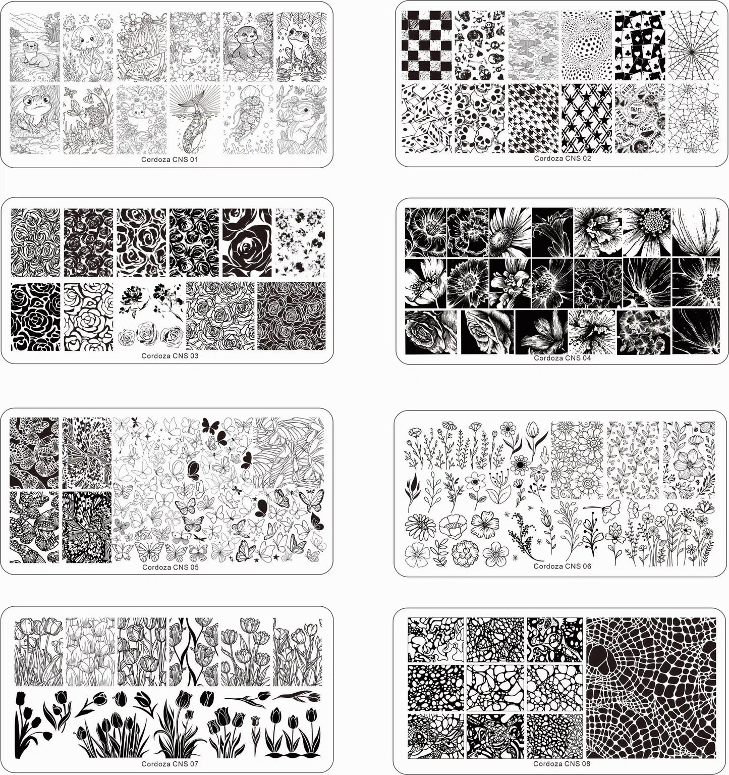 CNS 8pc Stamping Plate Bundle
