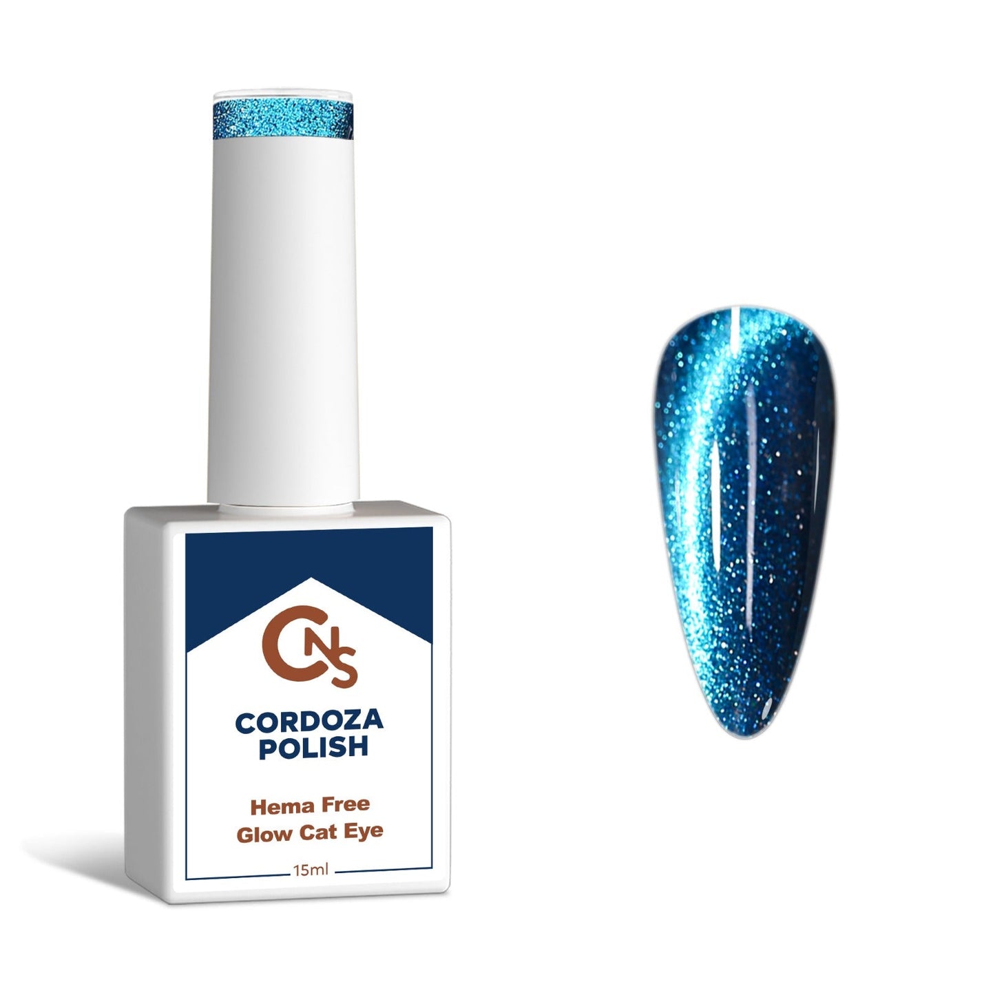 Deep End Energy - CNS Hema Free Glow Cateye Gel Polish