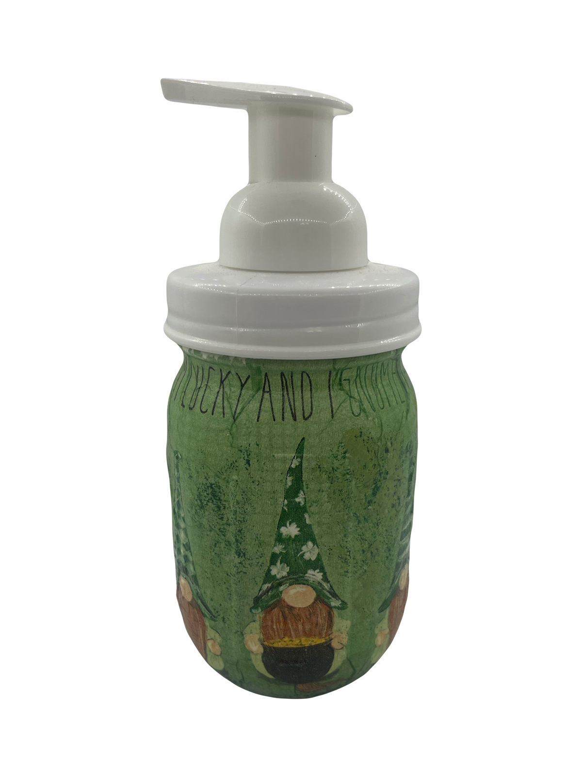 Foaming Soap Jar St Patrick's Day