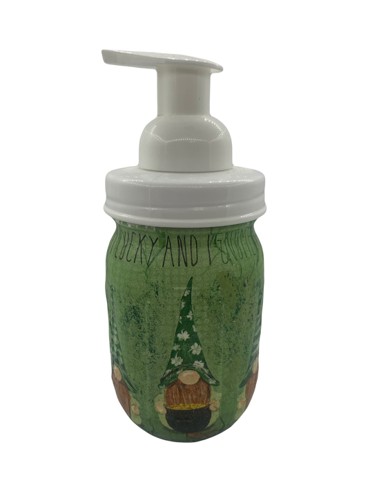 Foaming Soap Jar St Patrick's Day
