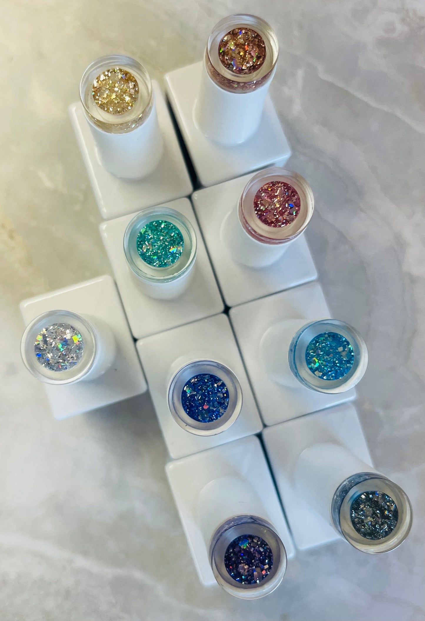 Blue Strobe Lights - CNS Hema Free Glitter Gel Polish