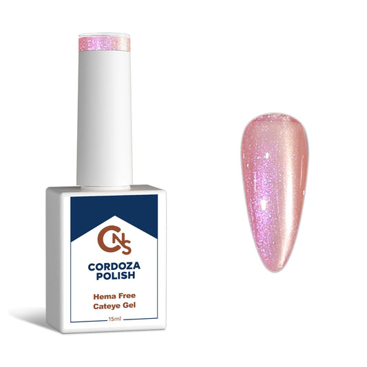 Glazed Blush CNS Hema Free Cateye Gel Polish
