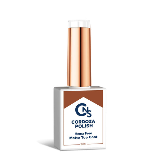 Matte Top Coat Gel Hema Free 15ml | Repels Pigment