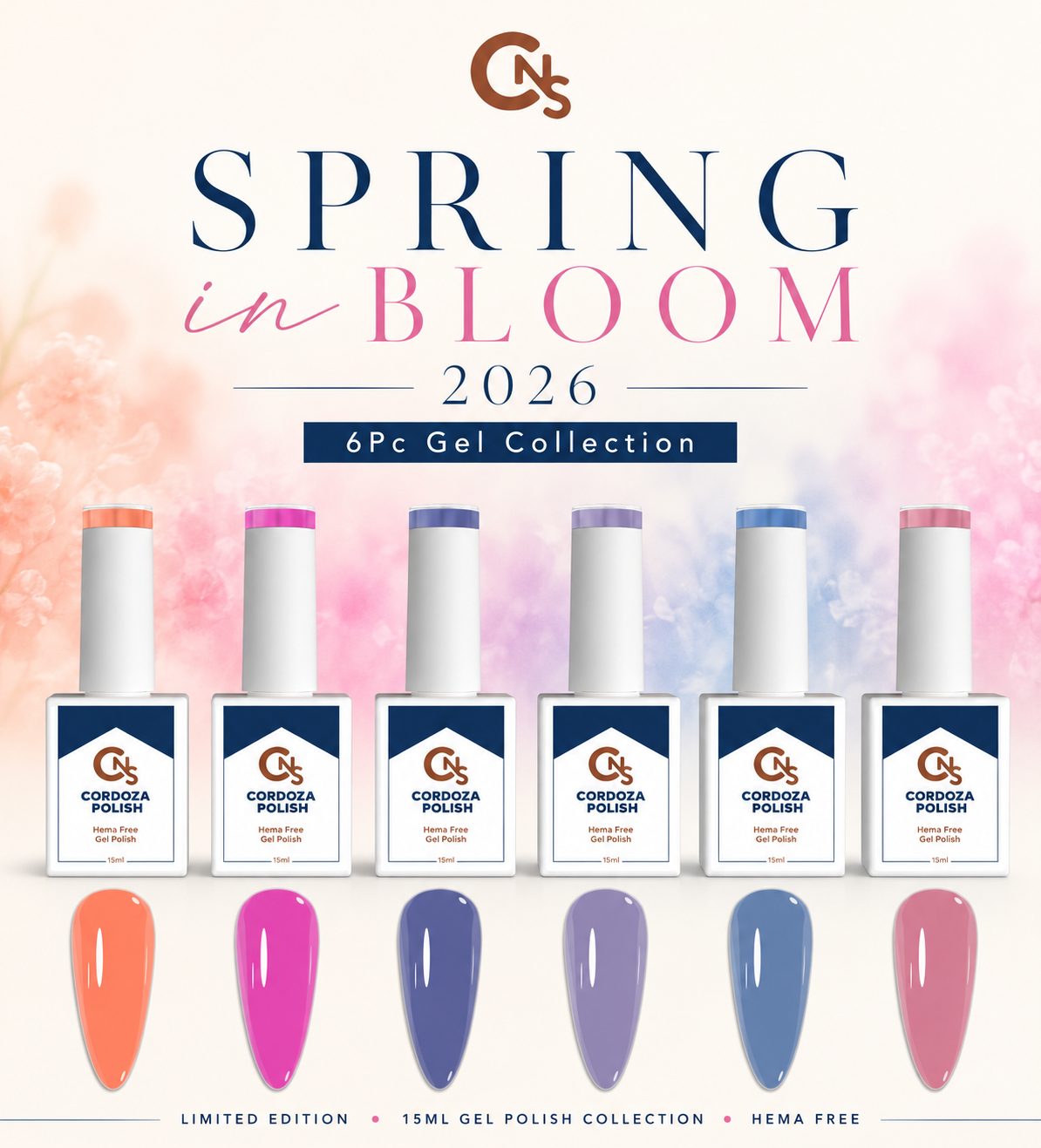 Spring in Bloom 2026 6Pc Gel Collection