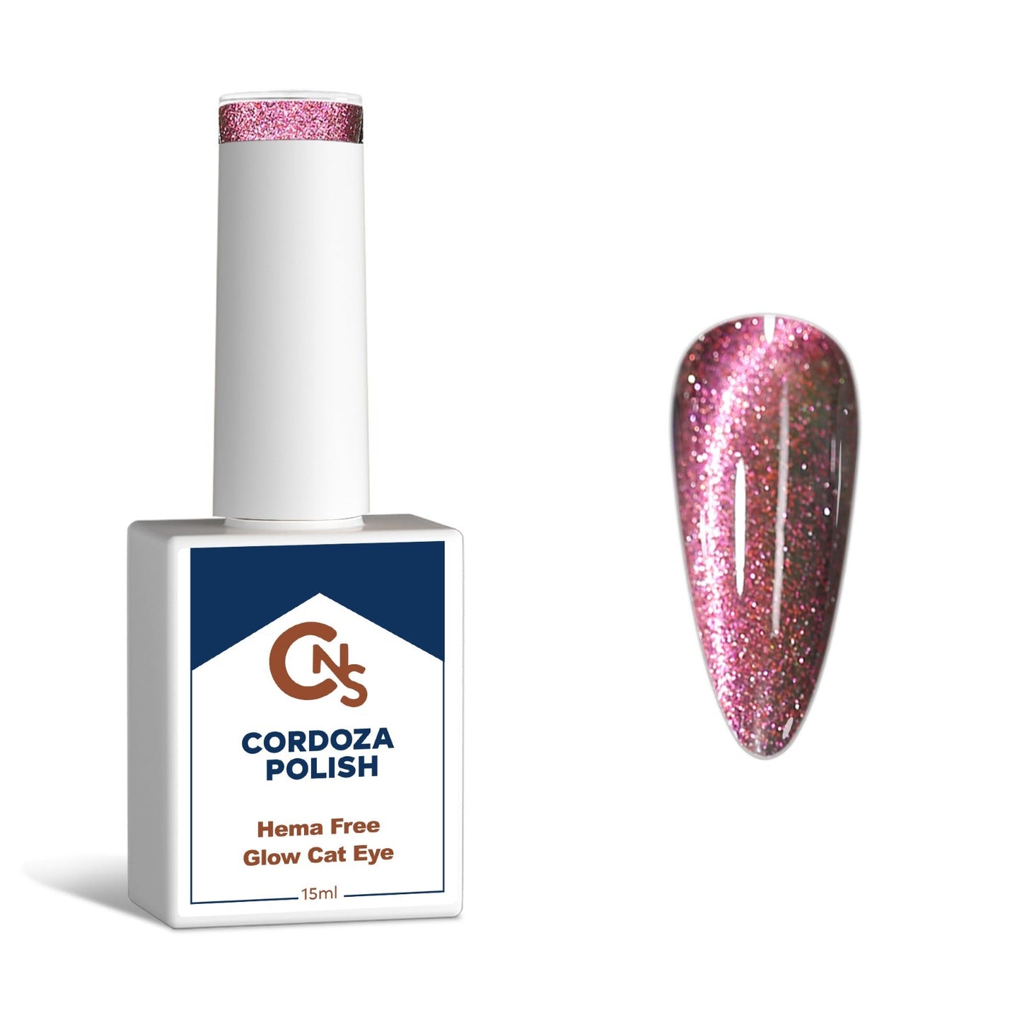 Too Lit To Quit - CNS Hema Free Glow Cateye Gel Polish