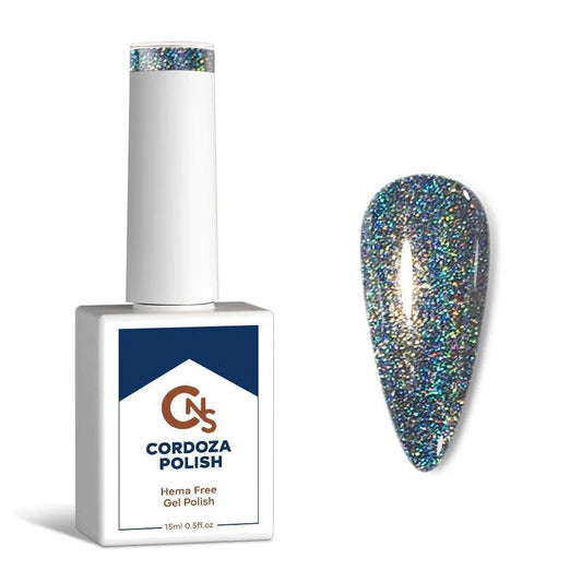 Black Diamonds - CNS Hema Free Holographic Gel Polish