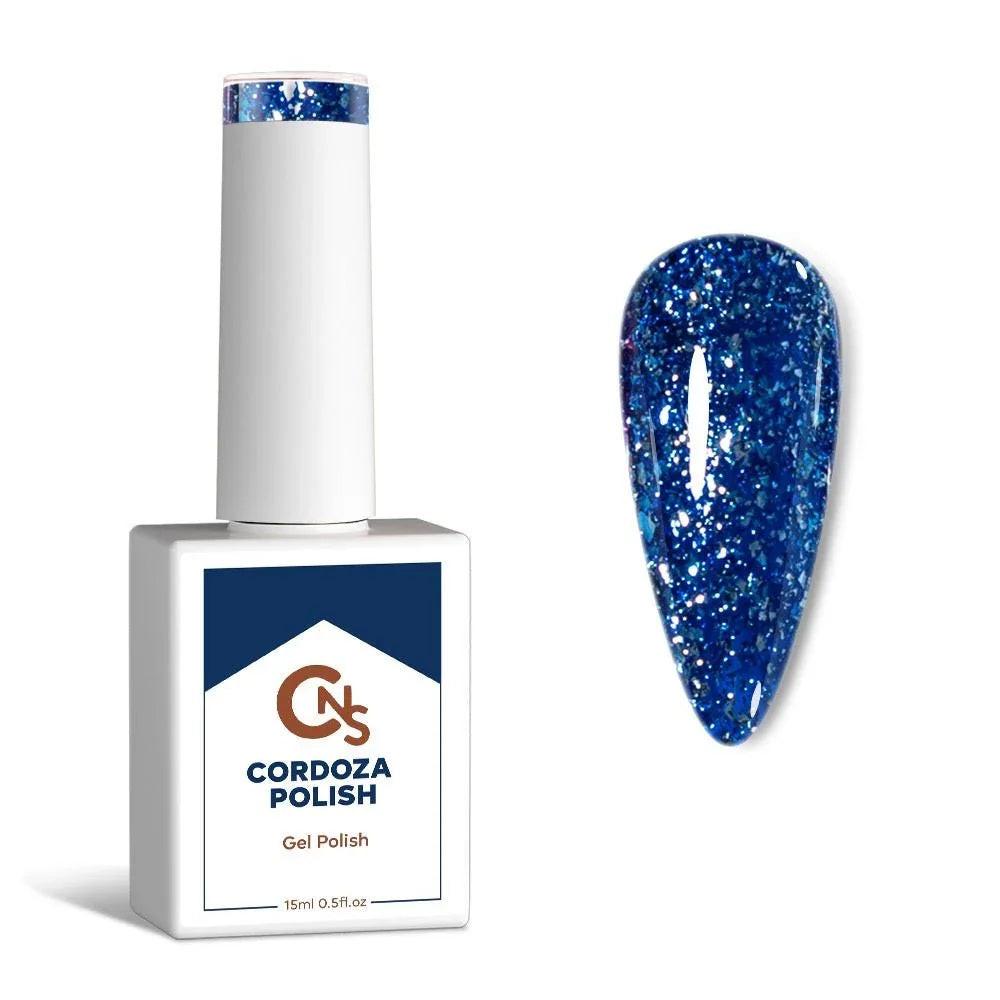 Bluegrass Bling - CNS Hema Free Metallic Sparkle Gel Polish