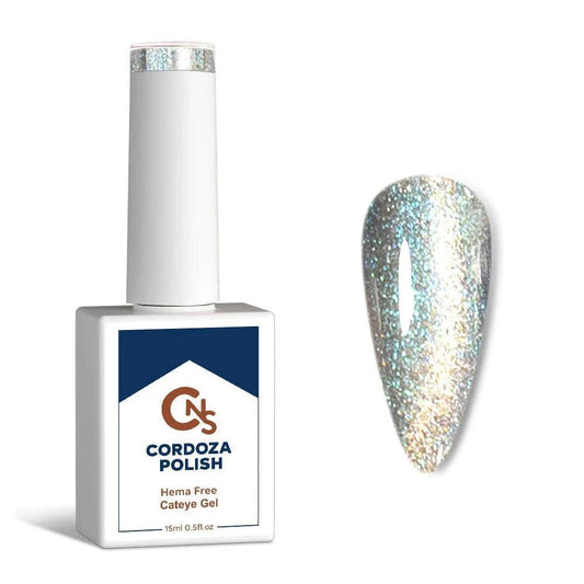 Celestial Frost - CNS Hema Free Color Changing Cateye Gel Polish