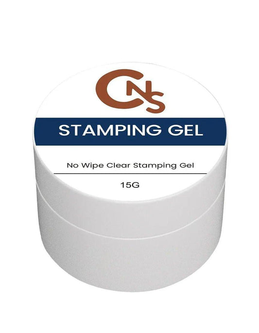No Wipe Clear Stamping Gel for Nail Art 15g | Grabs Chrome | Hema Free