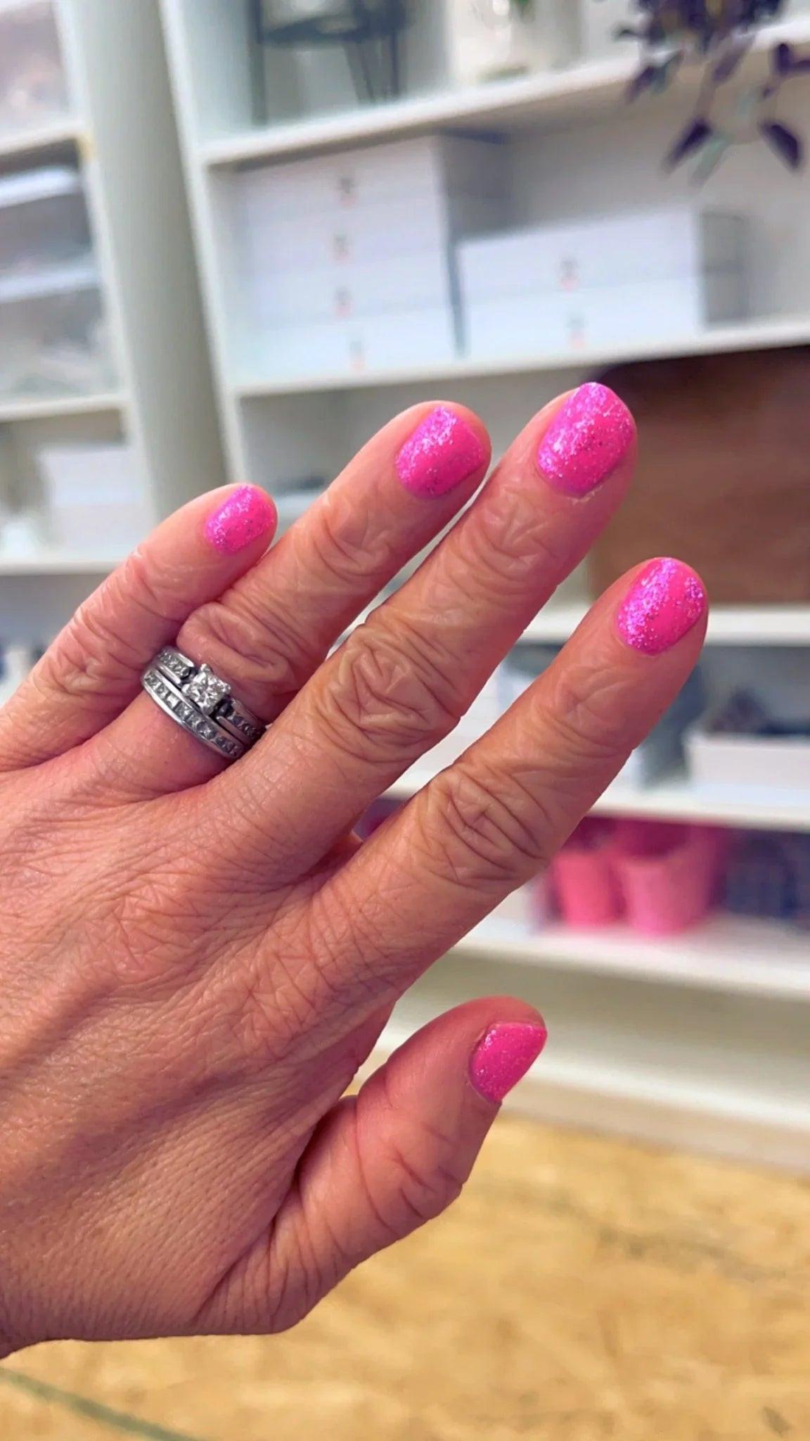 Cowgirl Kiss - CNS Hema Free Metallic Sparkle Gel Polish
