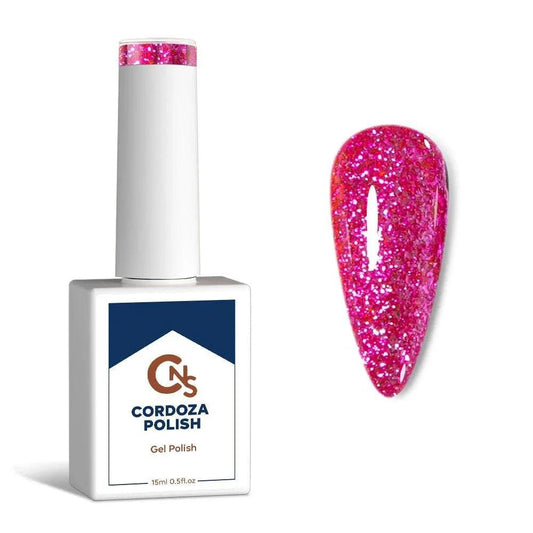 Cowgirl Kiss - CNS Hema Free Metallic Sparkle Gel Polish
