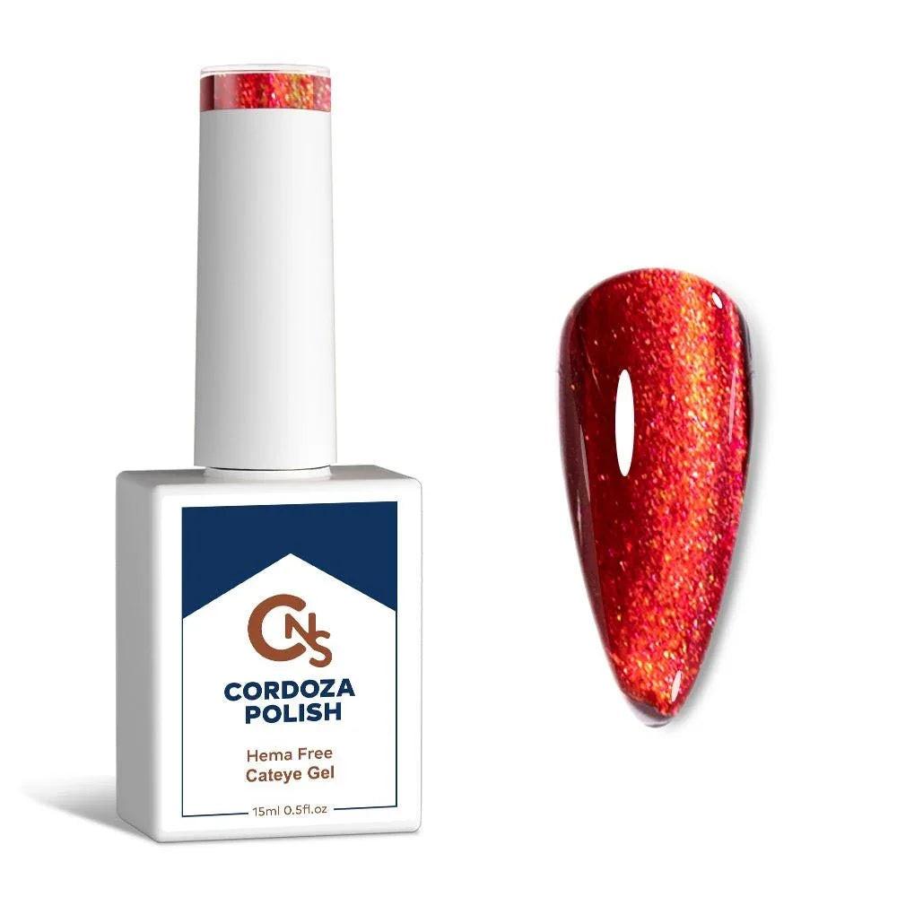 Crimson Flame - CNS Hema Free Cateye Gel Polish