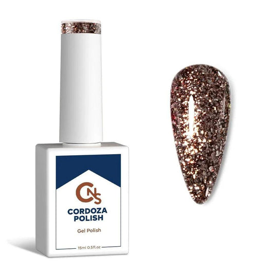 Dusty Boots - CNS Hema Free Metallic Sparkle Gel Polish