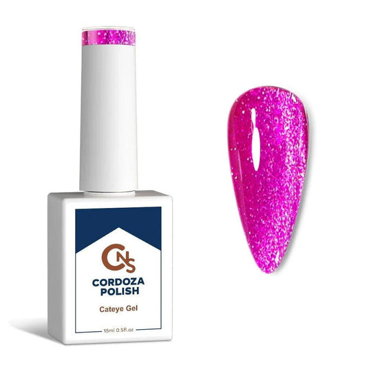Fuschia Fiesta - CNS Hema Free Cateye Gel Polish