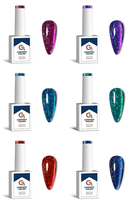 Gemstones Cateye 6pc Collection