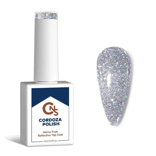 Holo Prism Reflective Top Coat -  CNS Hema Free Gel Polish