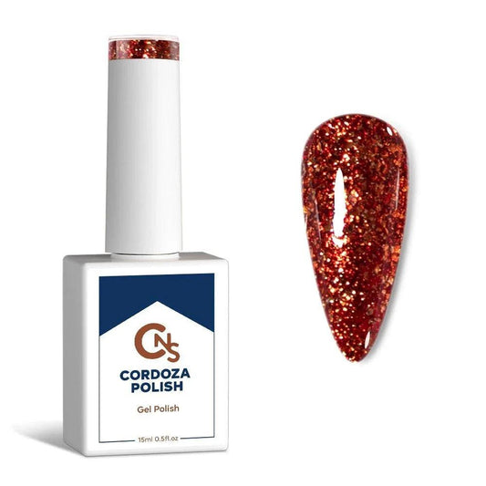 Honky Tonk - CNS Hema Free Metallic Sparkle Gel Polish