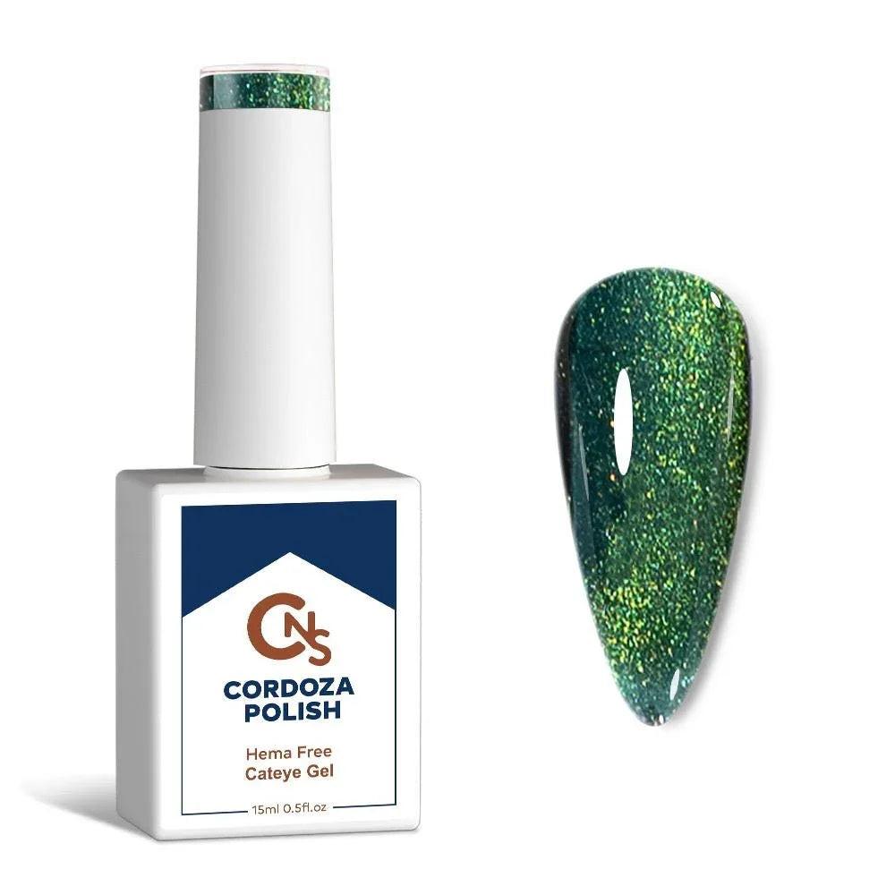 Jade-icious  - CNS Hema Free Cateye Gel Polish