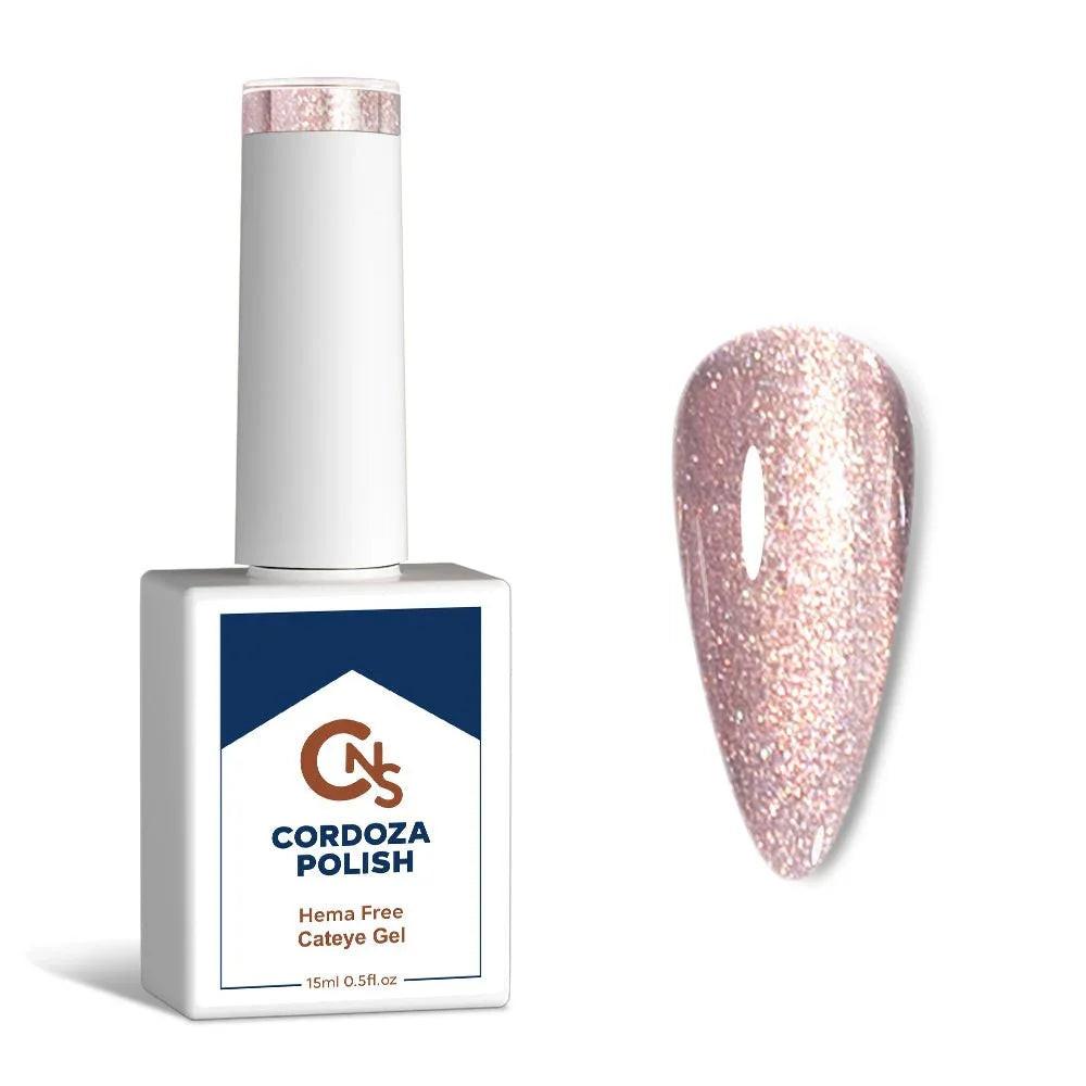 Lilac Frost - CNS Hema Free Color Changing Cateye Gel Polish