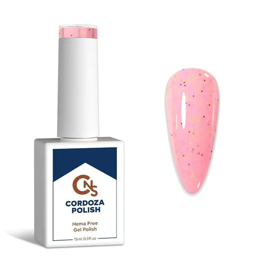 Pink Pop Dots - CNS Hema Free Speckle Gel Polish