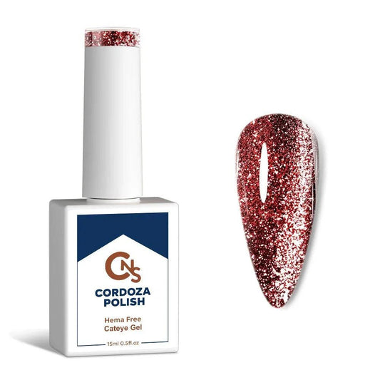 Rebel Rouge - CNS Hema Free Platinum Cateye Gel Polish