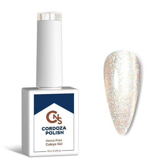 Rose Frost - CNS Hema Free Color Changing Cateye Gel Polish