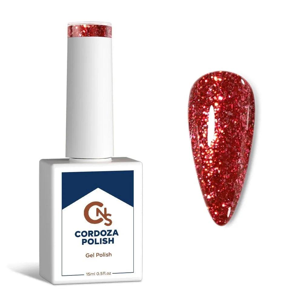Ruby Slippers - CNS Hema Free Metallic Sparkle Gel Polish