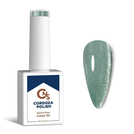 Seafoam - CNS Hema Free Pearlescent Cateye Gel Polish
