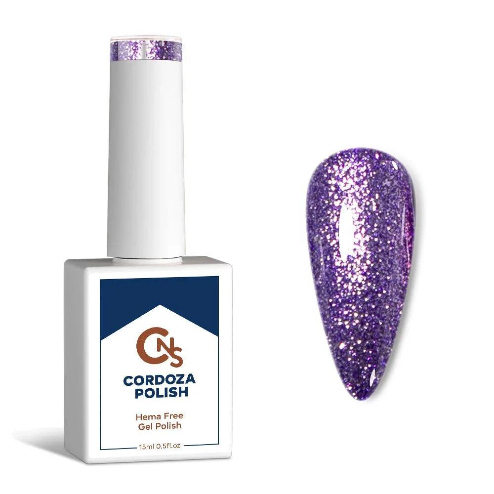 Twisted Twerkle - CNS Hema Free Metallic Gel Polish