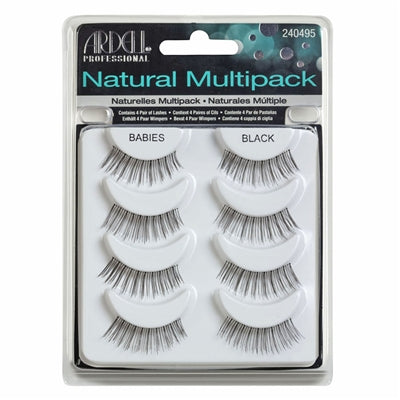 4 Pack Natural Babies Black  