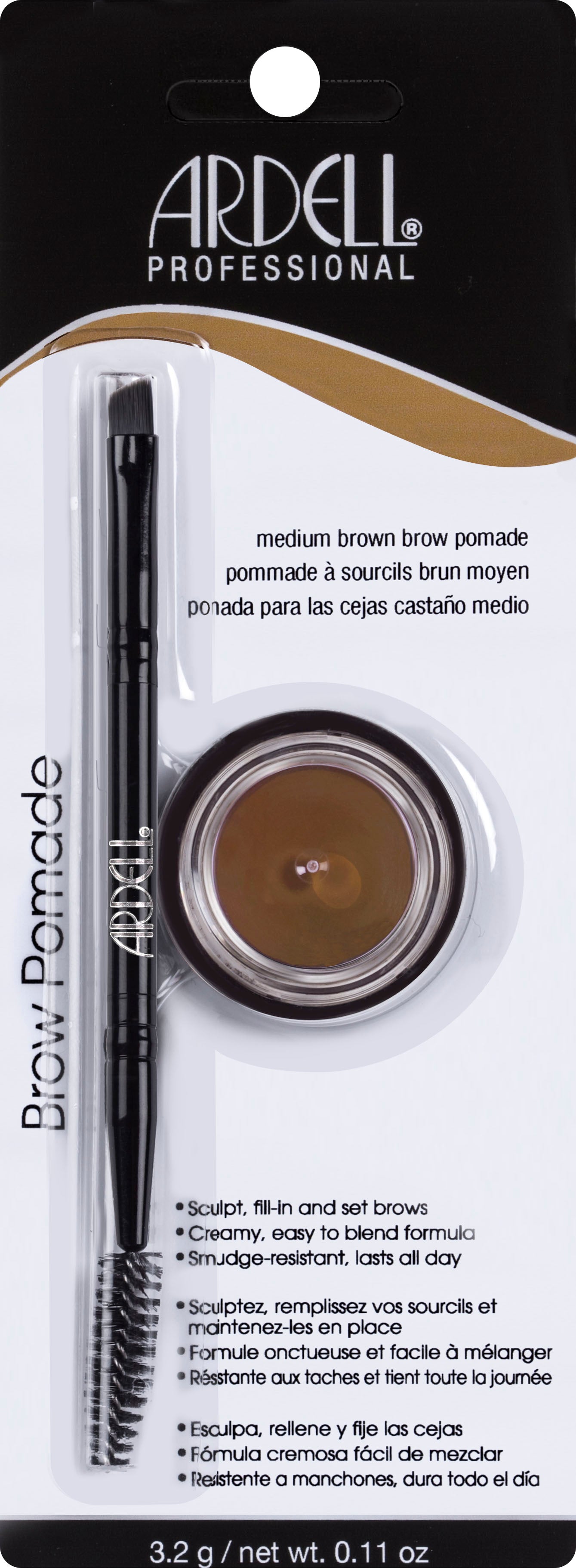 Brow Pomade w/ Brush Medium Brown